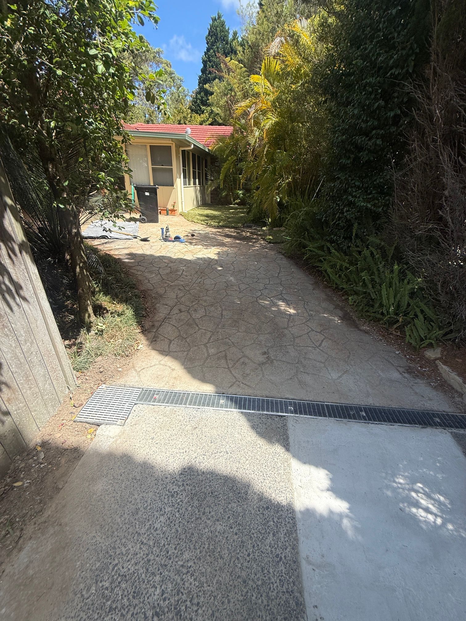 Completed stormwater project