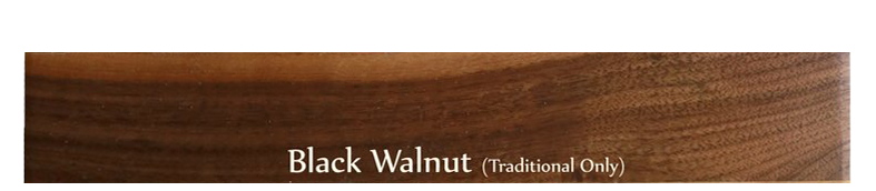 A piece of wood with the words black walnut written on it