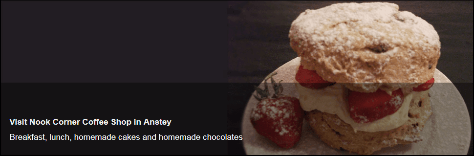 Nook Corner Coffee Shop In Anstey Leicester