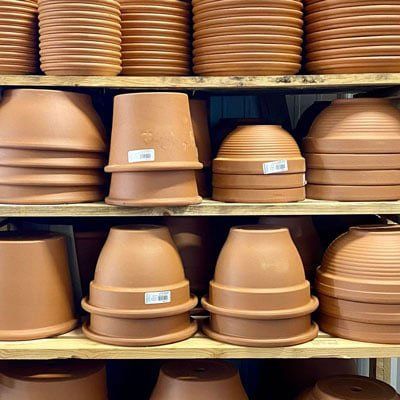 Pot and planters at store