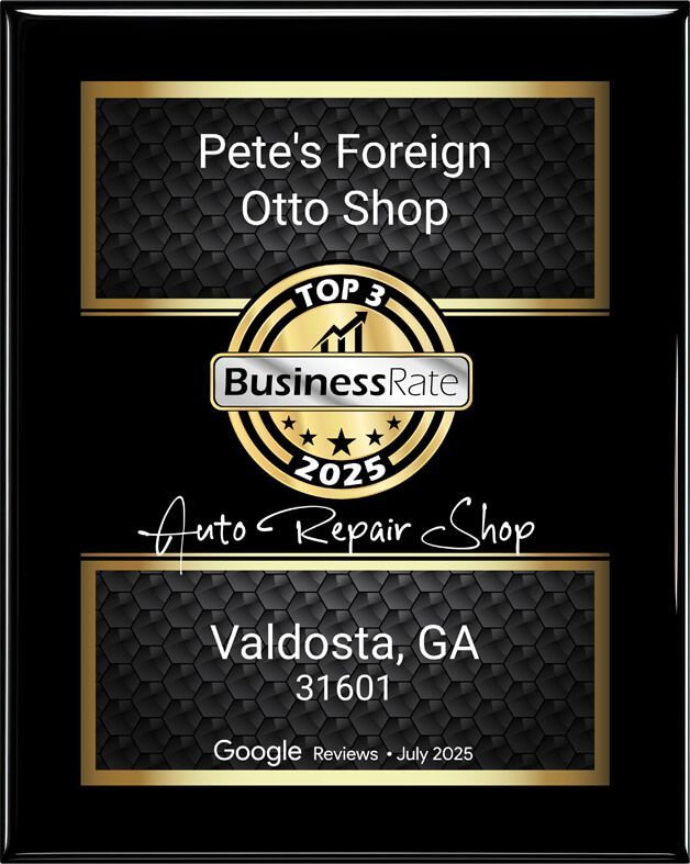 Business Rate Award | Pete's Otto