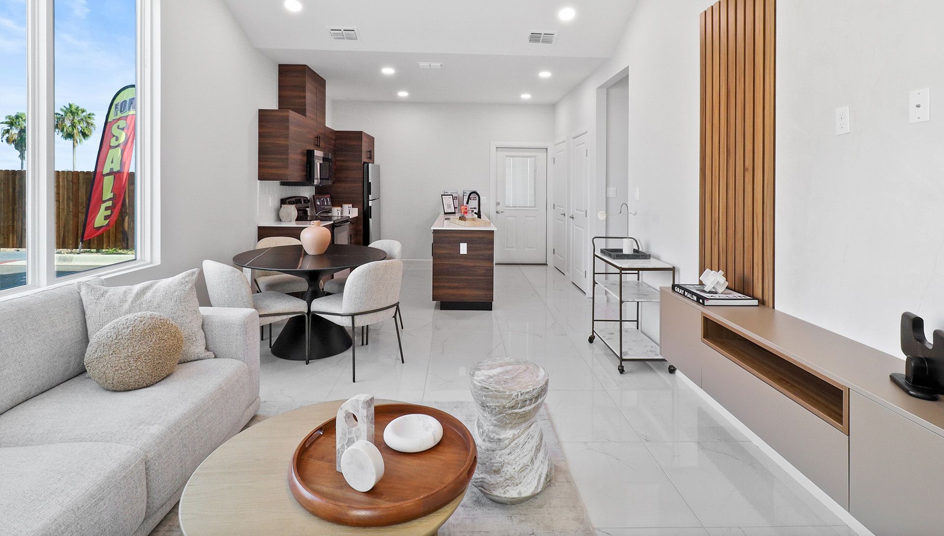 Walnut & White Sophistication