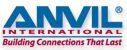 The logo for anvil international building connections that last