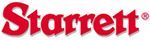 A red starrett logo on a white background.