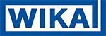 A blue and white sign with the word wikai on it.