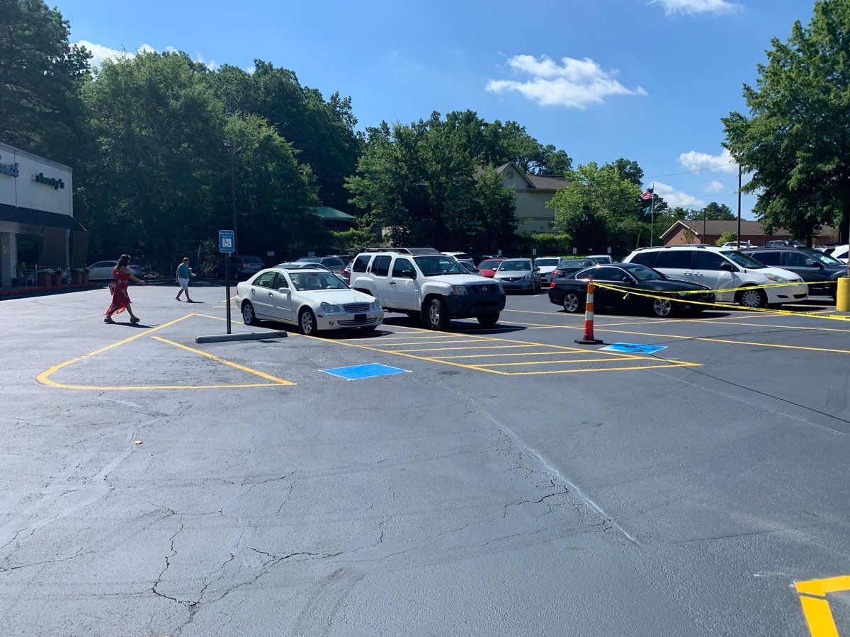 Parking Lot — Greer, SC — Elite Asphalt Services