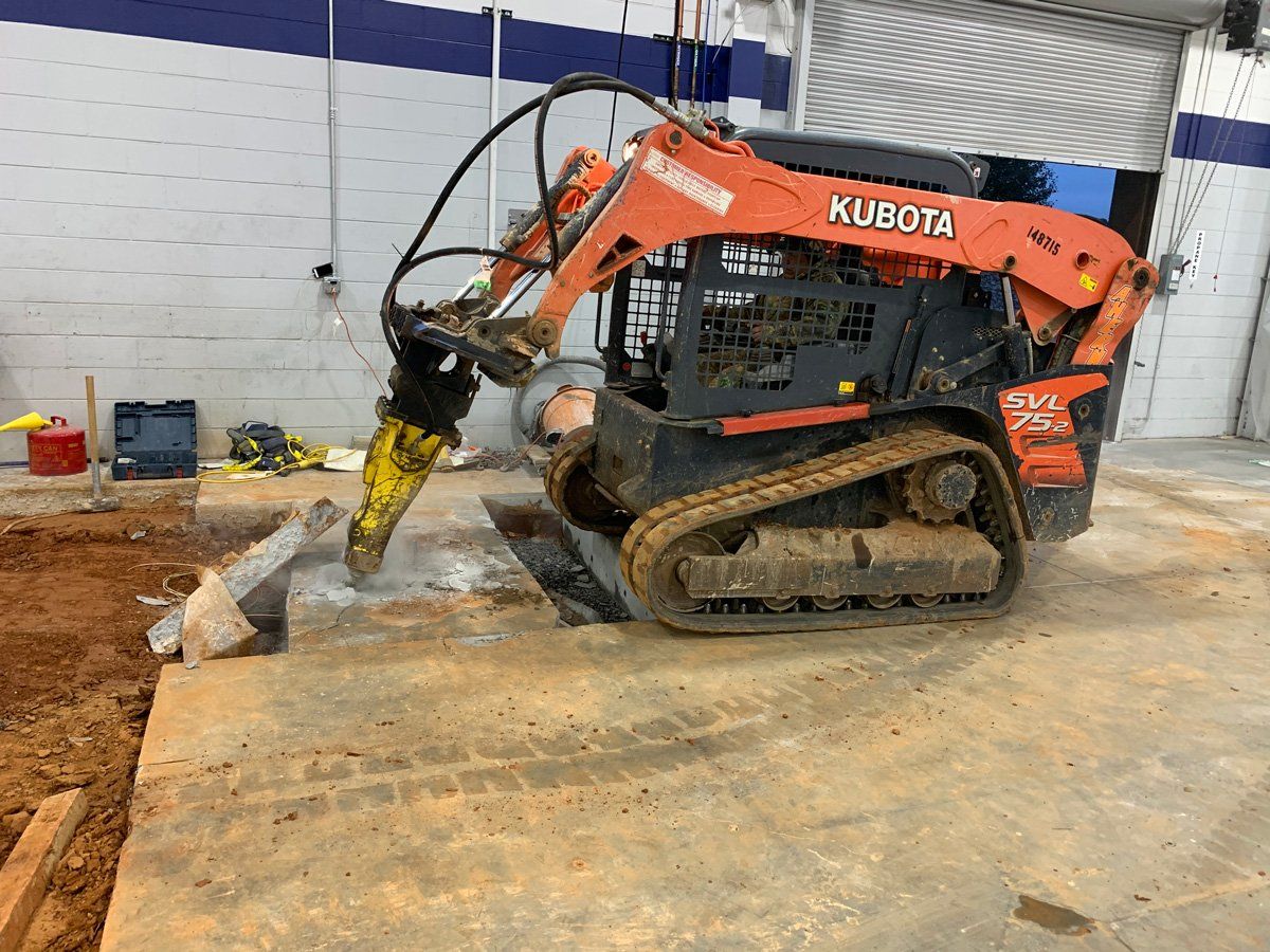 Road Excavator — Greer, SC — Elite Asphalt Services