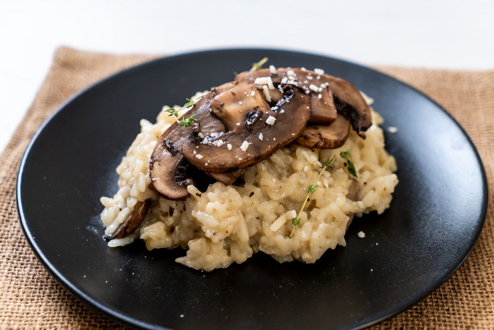 risotto con i funghi