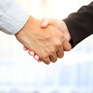 business hand shake  image