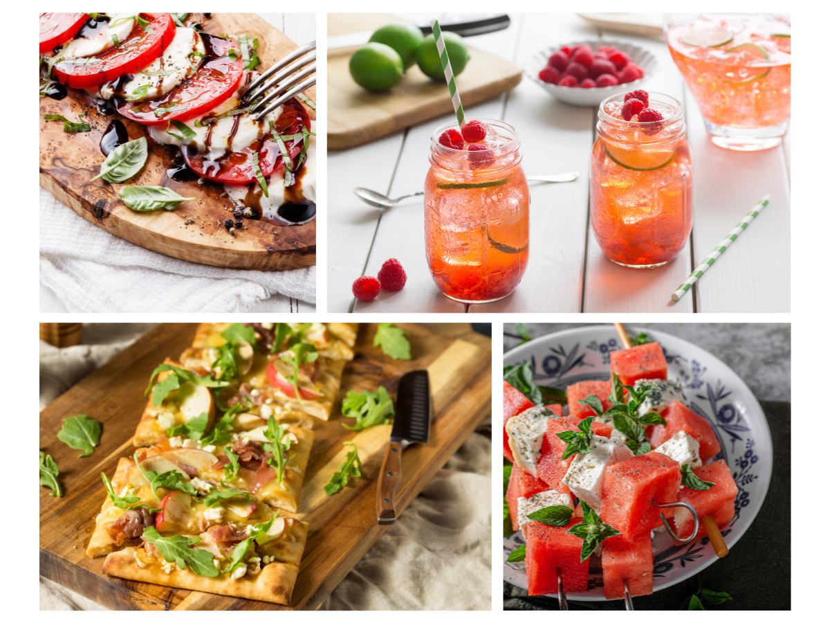 Delicious food for summer photos
