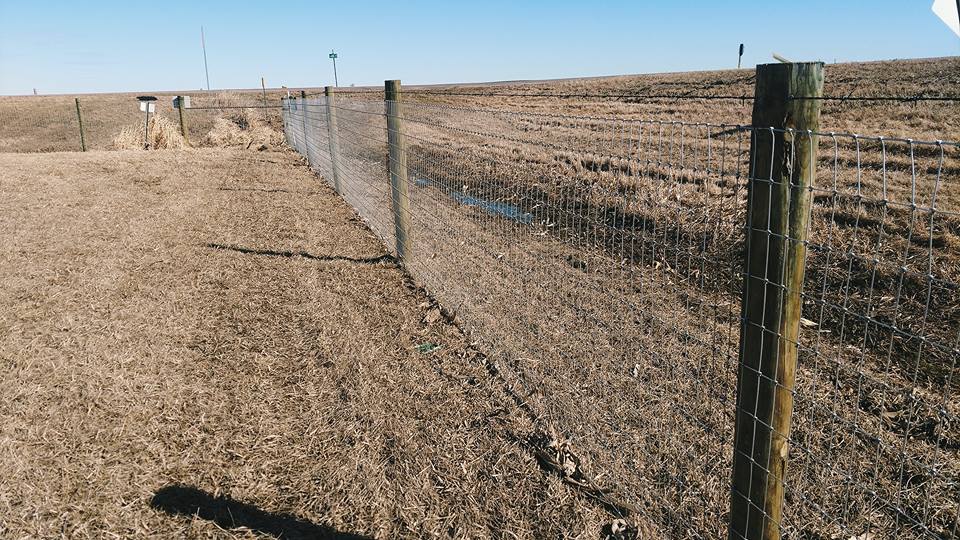 Fence post — fencing in Volin, SD