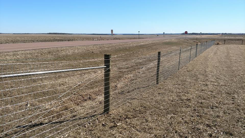 Ross of barbed wire fence — fencing in Volin, SD