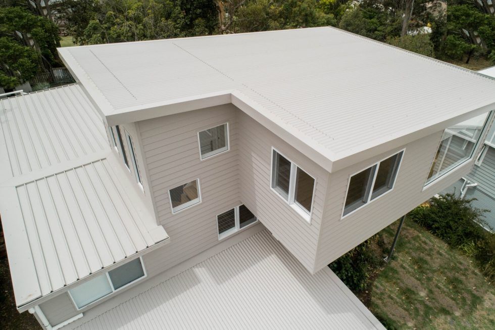 White Metal Roof — Metal Roofing in Tweed Heads South, NSW