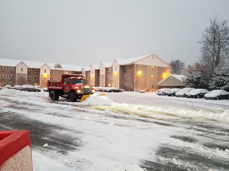 Truck & Snow — Wurtsboro, New York — MDL Excavating Landscaping LLC