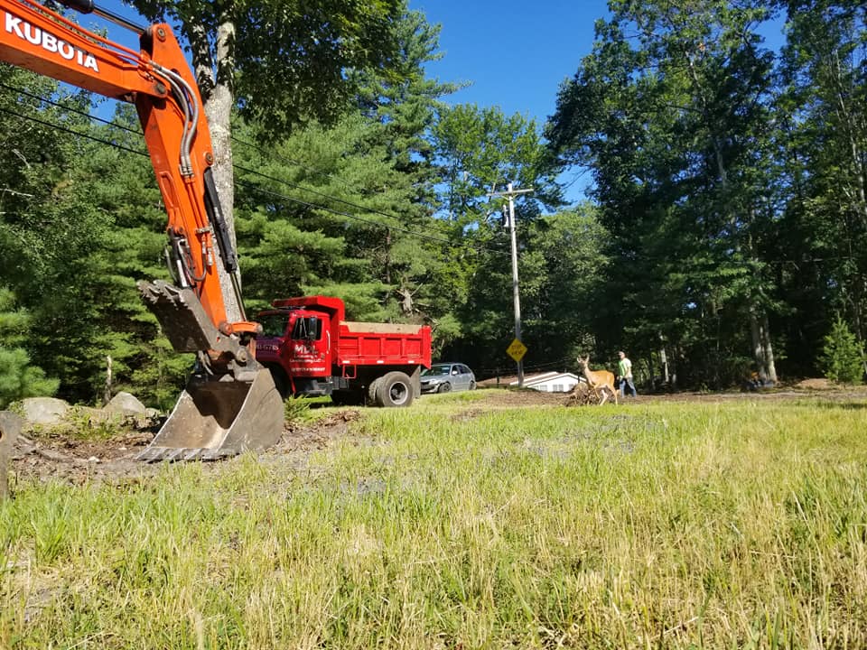 Truck & Excavator — Wurtsboro, New York — MDL Excavating Landscaping LLC