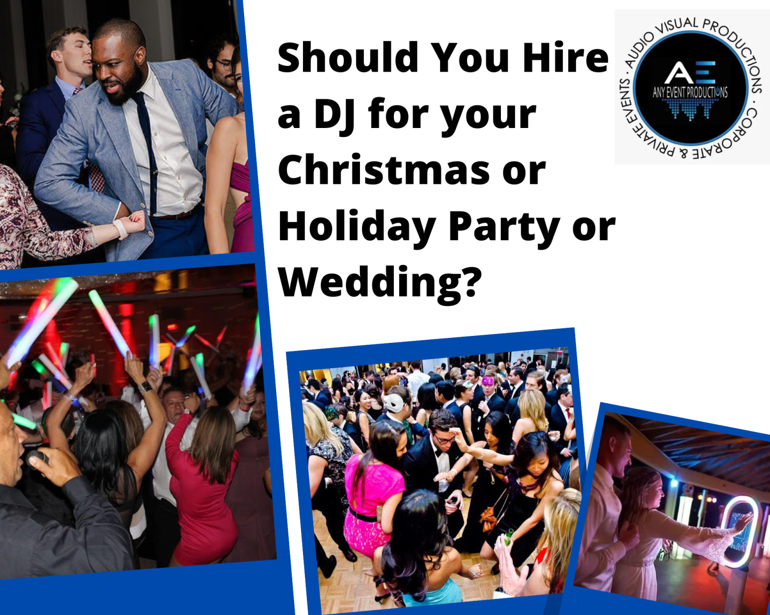 Should You Hire a DJ for your Christmas or Holiday Party or Wedding?