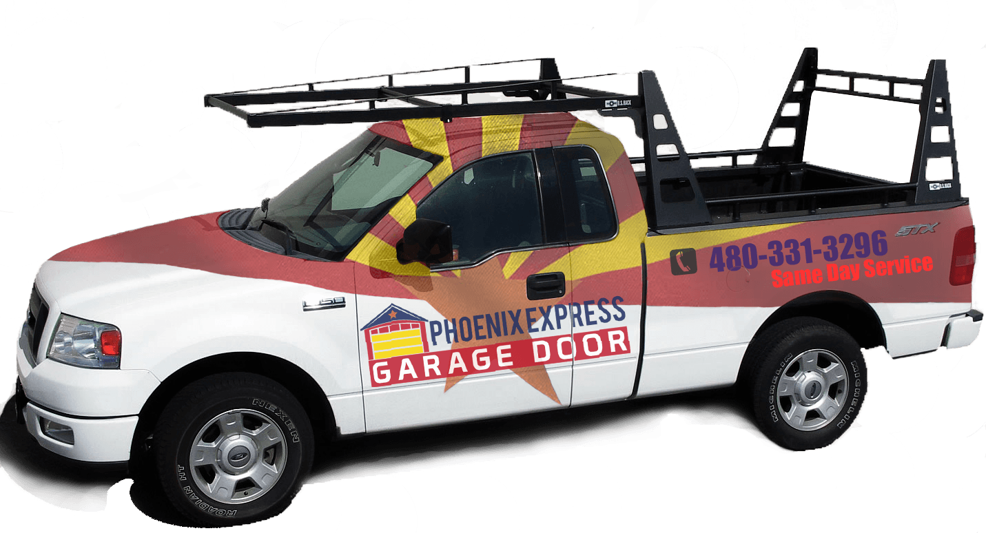 Garage door broken spring repair vehicle