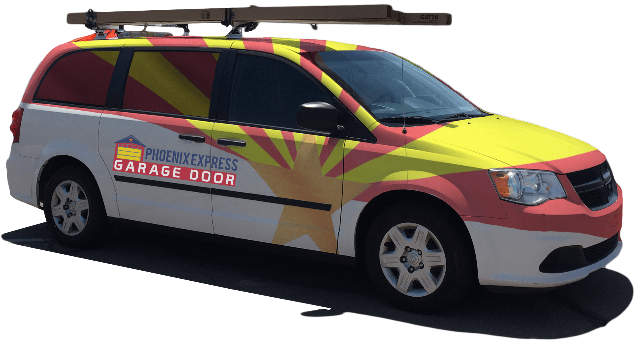 Garage door repair vehicle