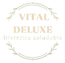 A logo for vital deluxe dietética saludable
