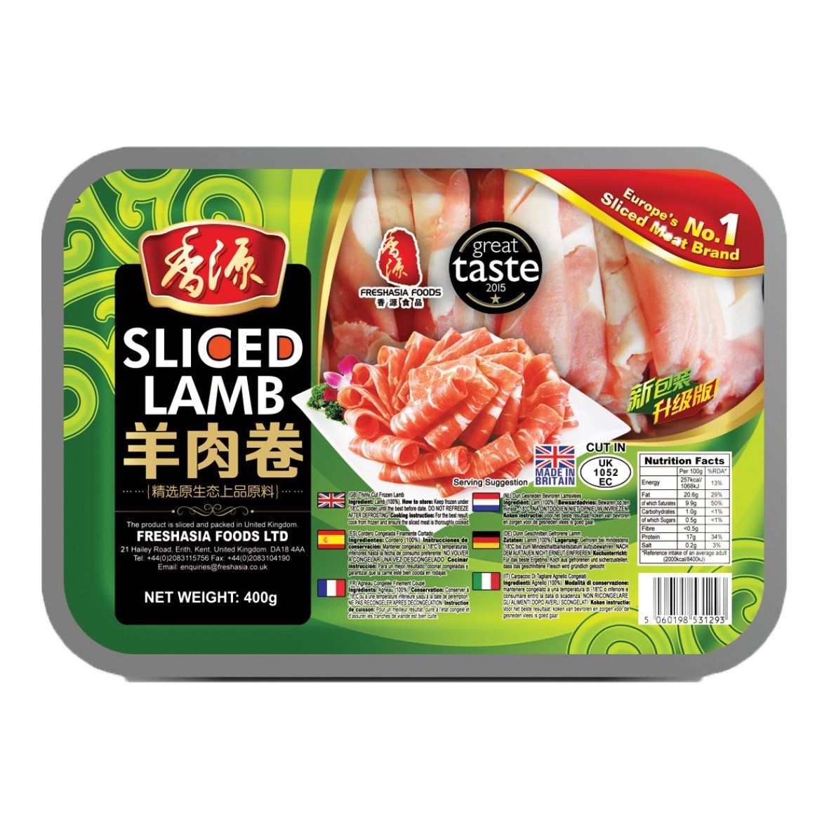 Sliced Lamb