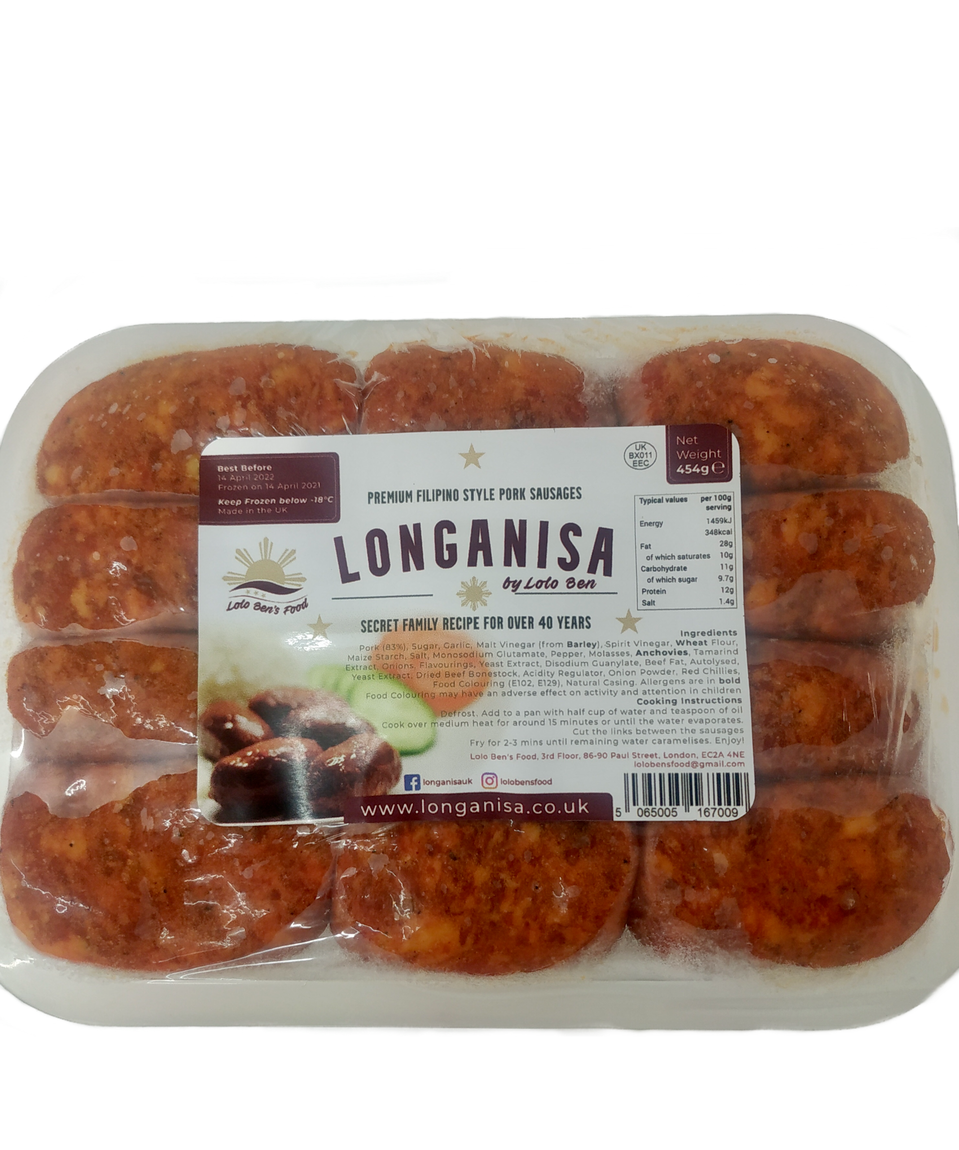 Longanisa Premium Pork Sausages