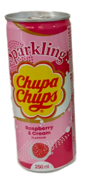 Raspberry & Cream Flavour Sparkling Soda