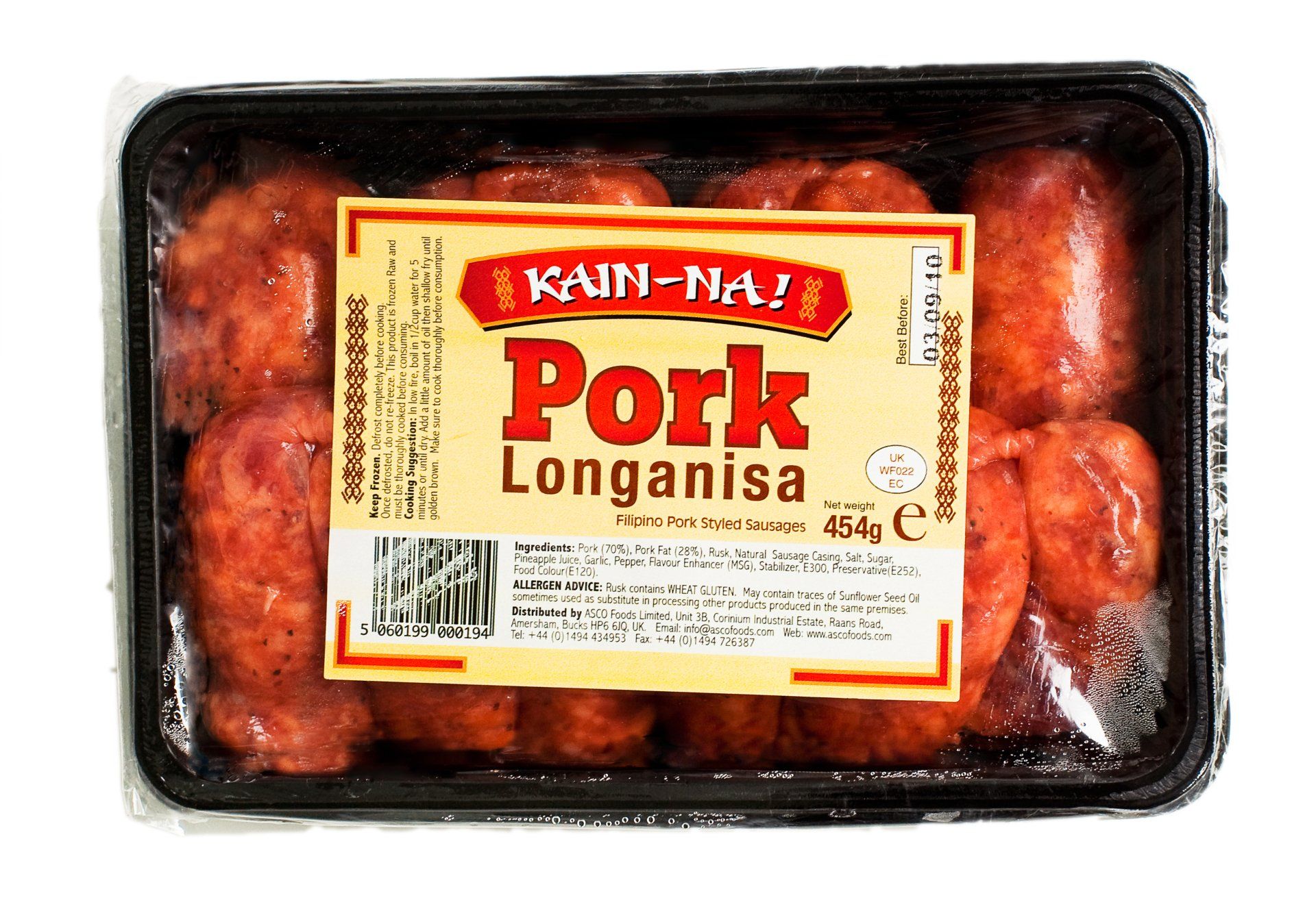 Pork Longanisa 