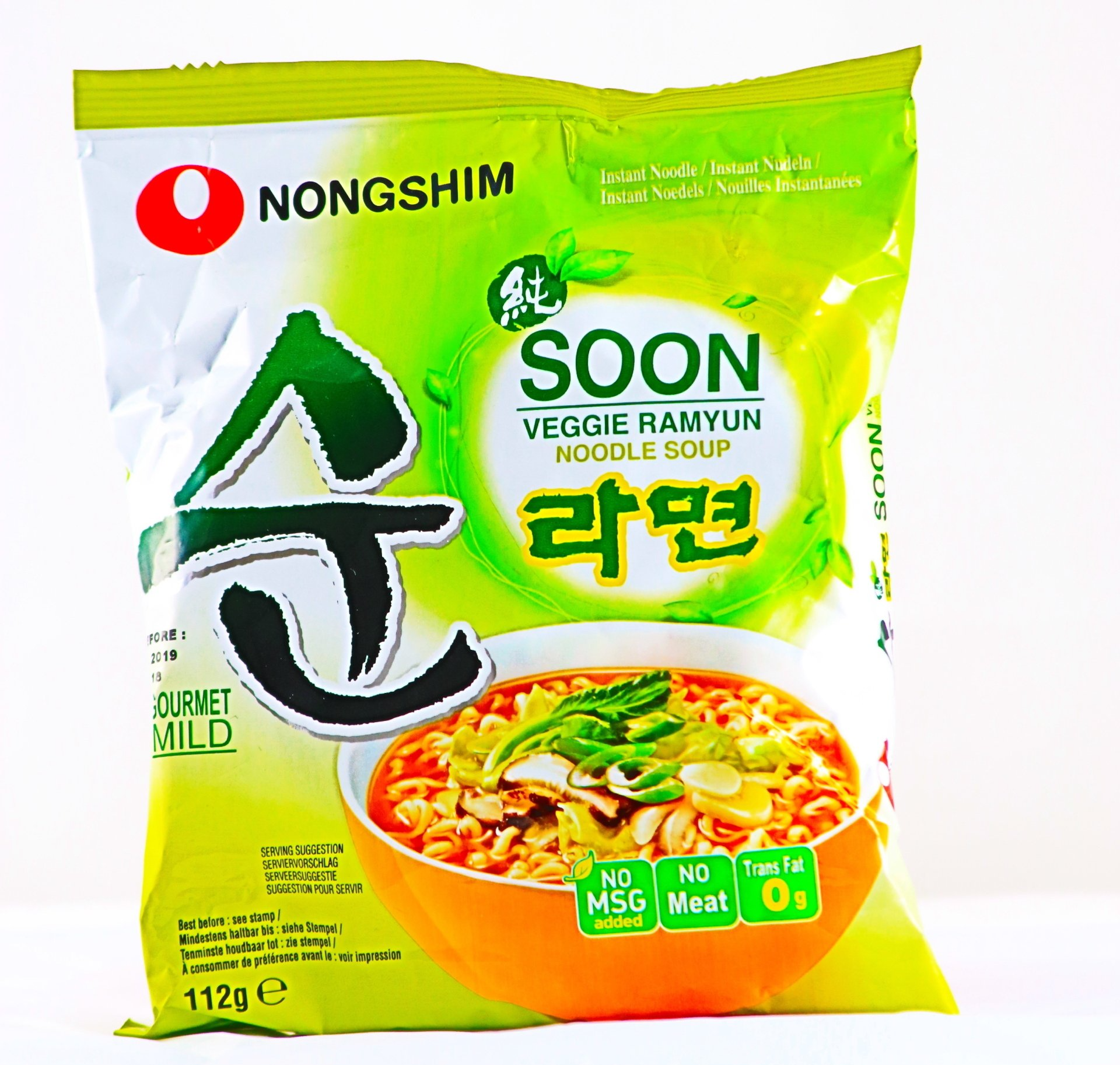 Veggie Ramyun Noodle Soup 