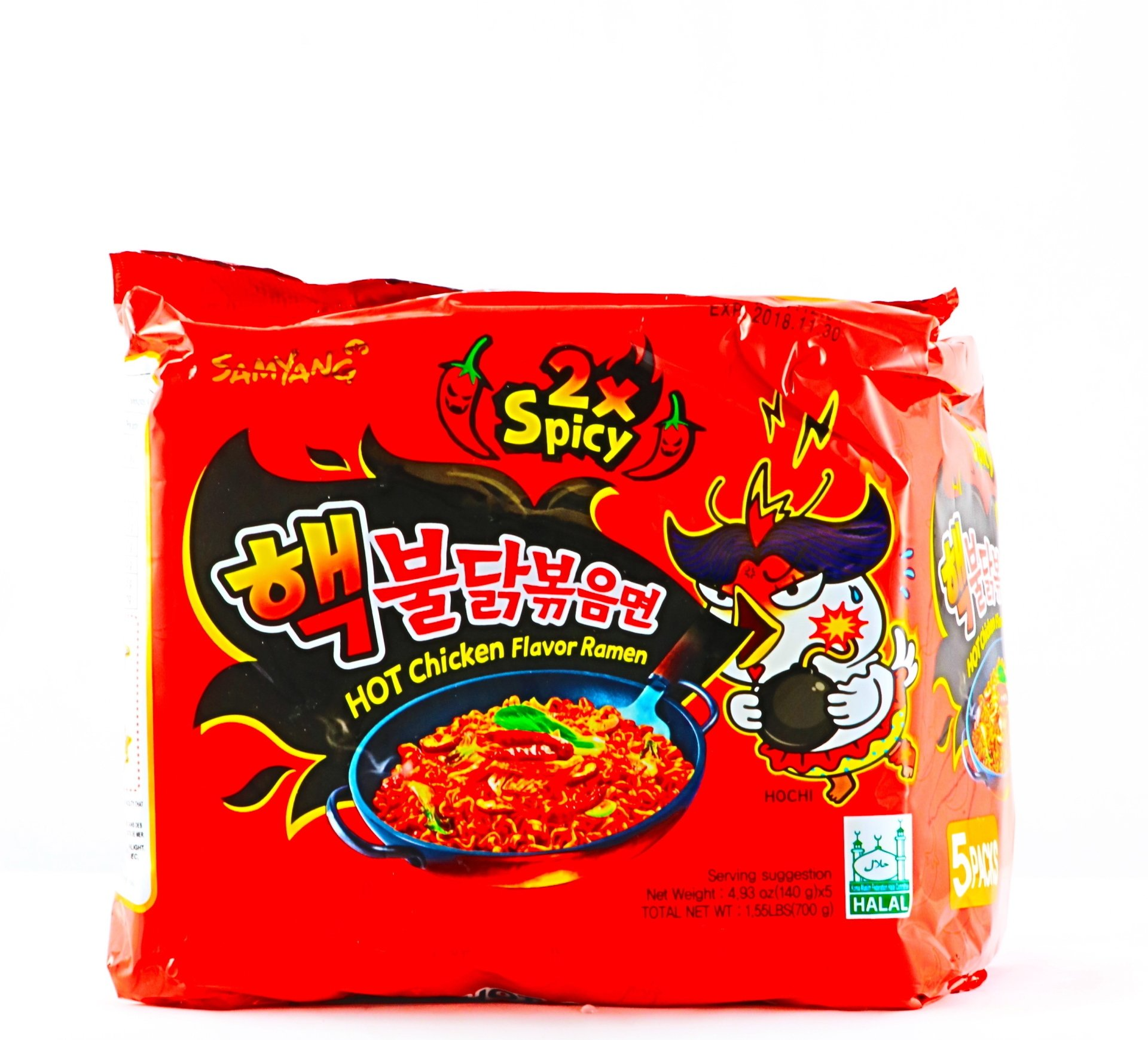 2x Spicy Hot Chicken Flavour Ramen