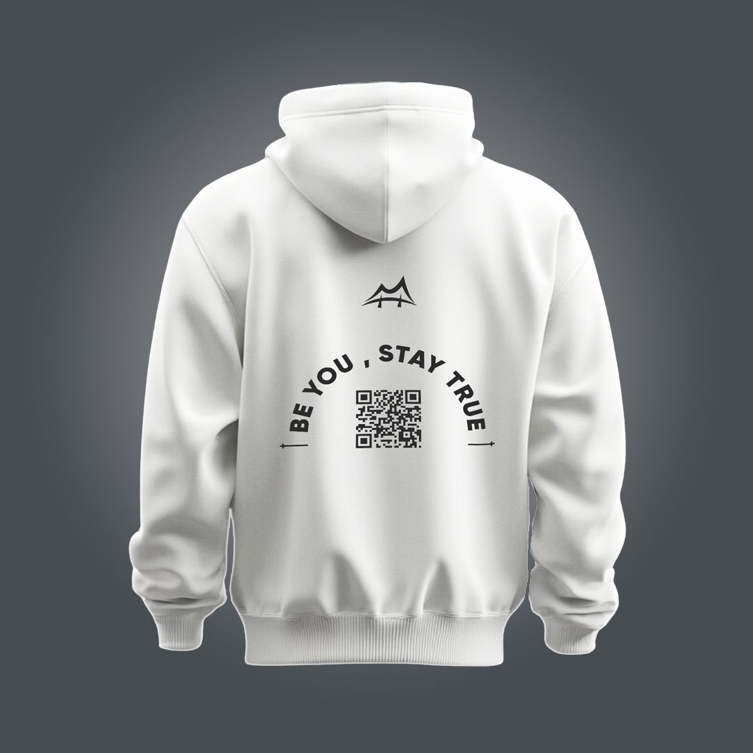 Be You, Stay True Updatable QR Code Hoodie