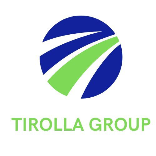 Um logotipo para uma empresa chamada grupo tirolla