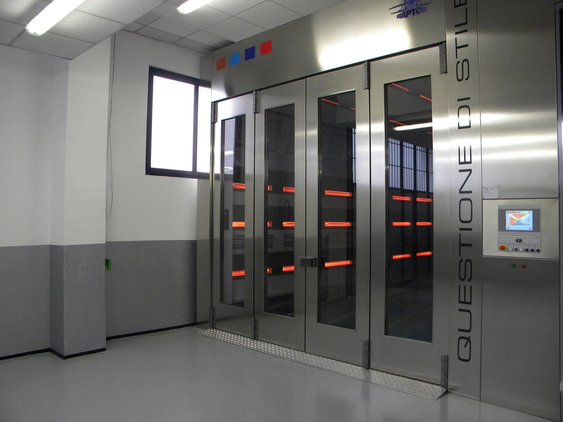 verniciatura a forno elettrico all'avanguardia