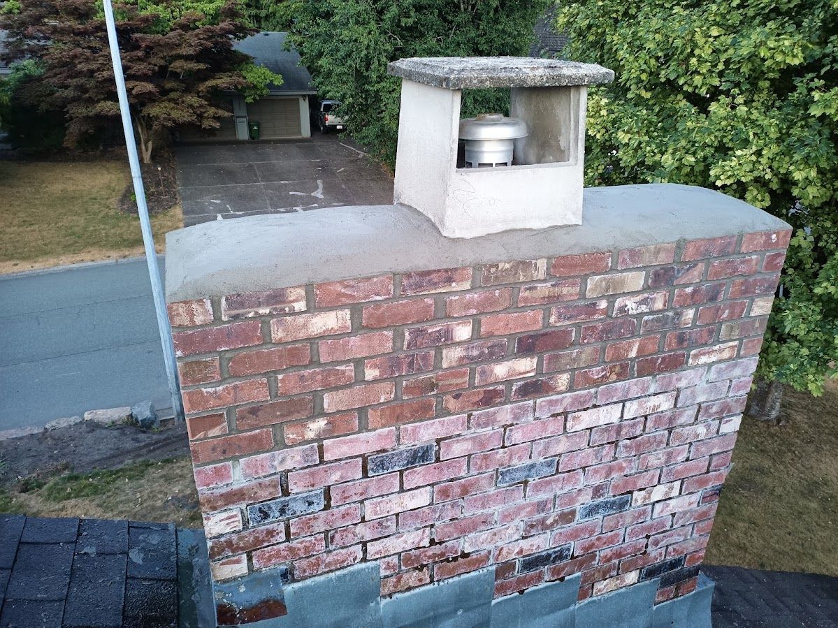Abbotsford chimney restoration after photo