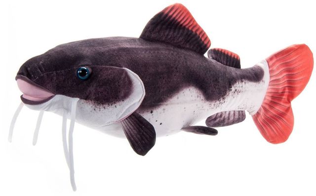 redtail catfish plush toy, redtail catfish plushie, catfish stuffy plush