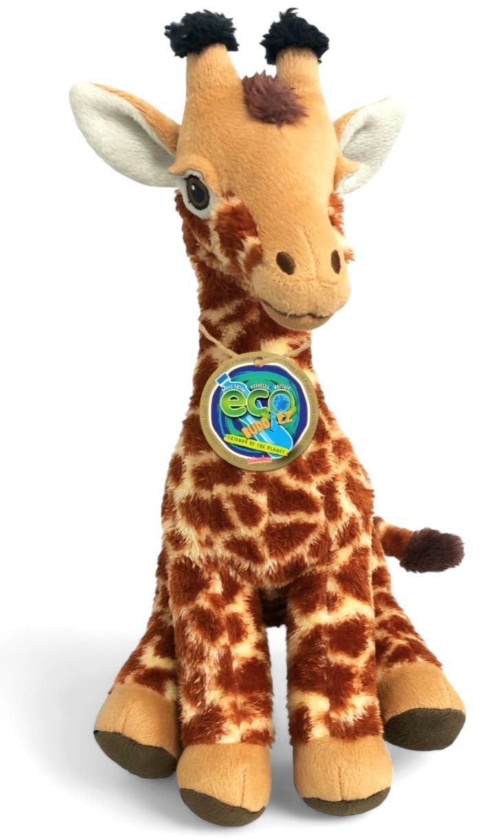 eco friendly plush giraffe stuffed animal plushie