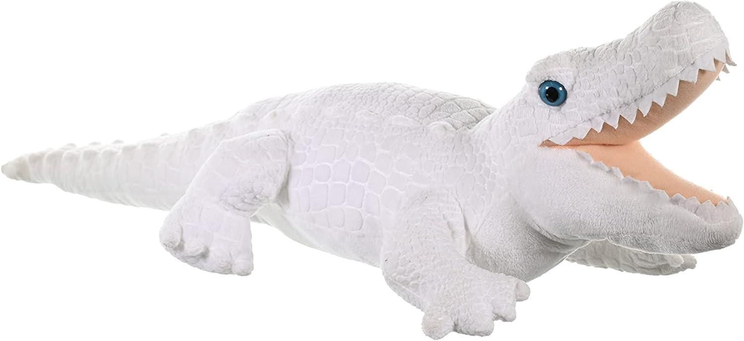 Wild Republic CK plush soft toy white alligator