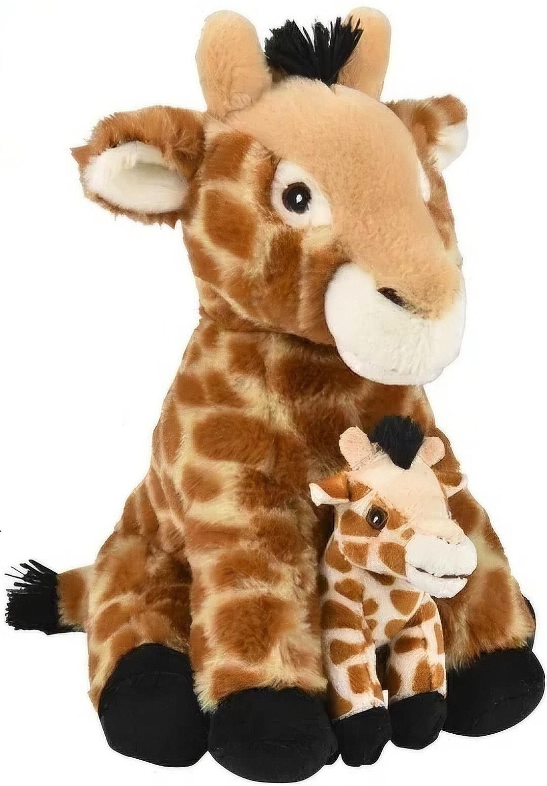 Heirloom Brand eco-friendly plush soft toy giraffe with baby stuffed animal soft toy