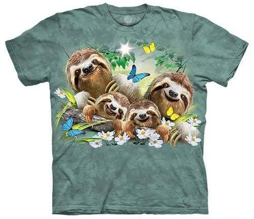 The Mountain Brand Sloth Family T-Shirt