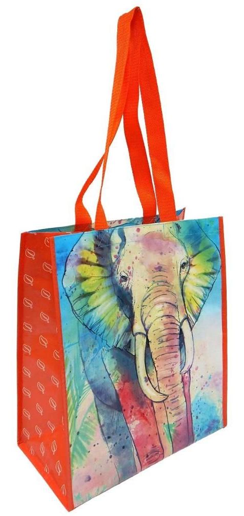 recycled elephant tote bag