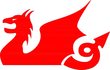 logo drago rosso