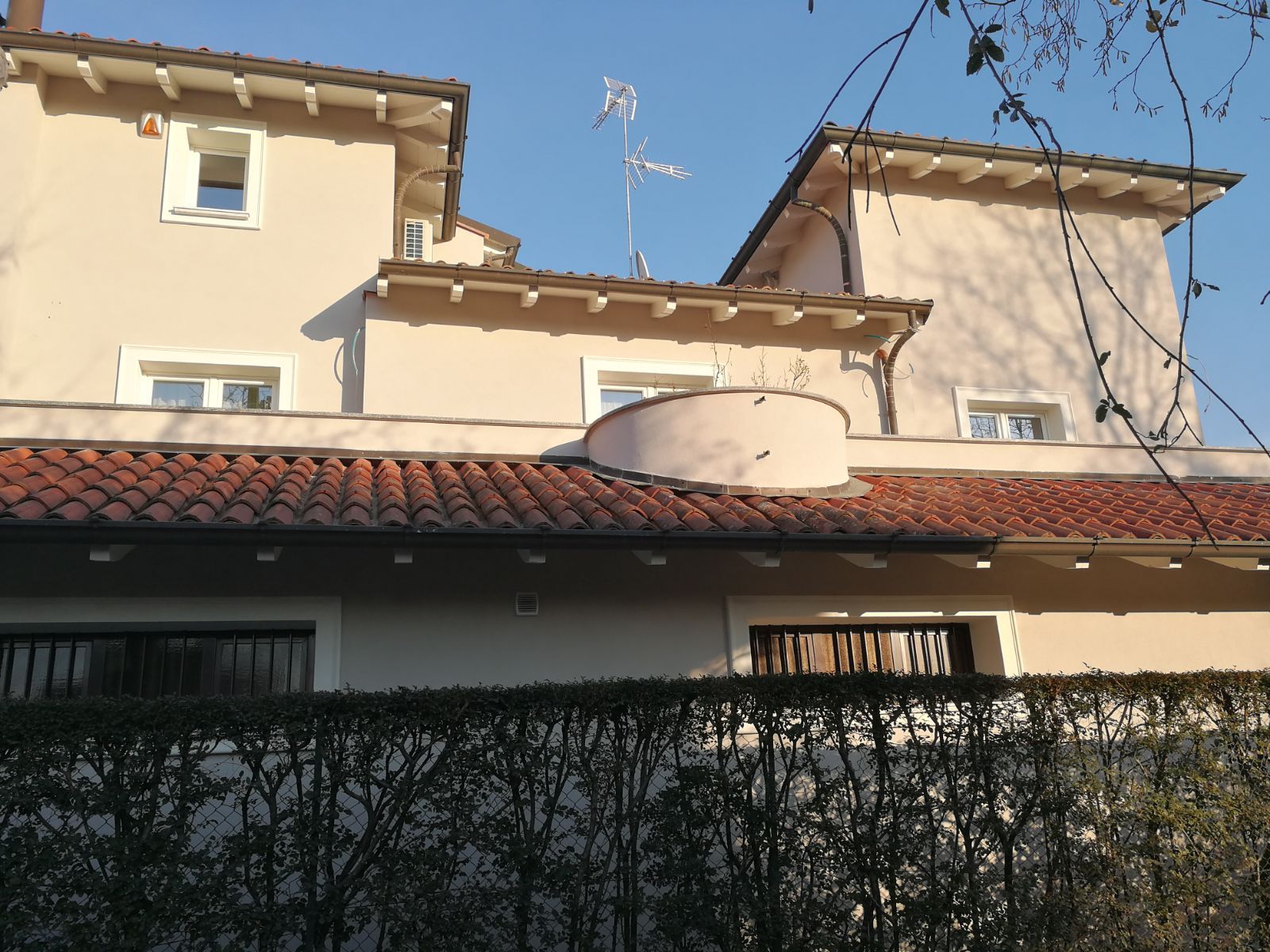 tetto di una villetta