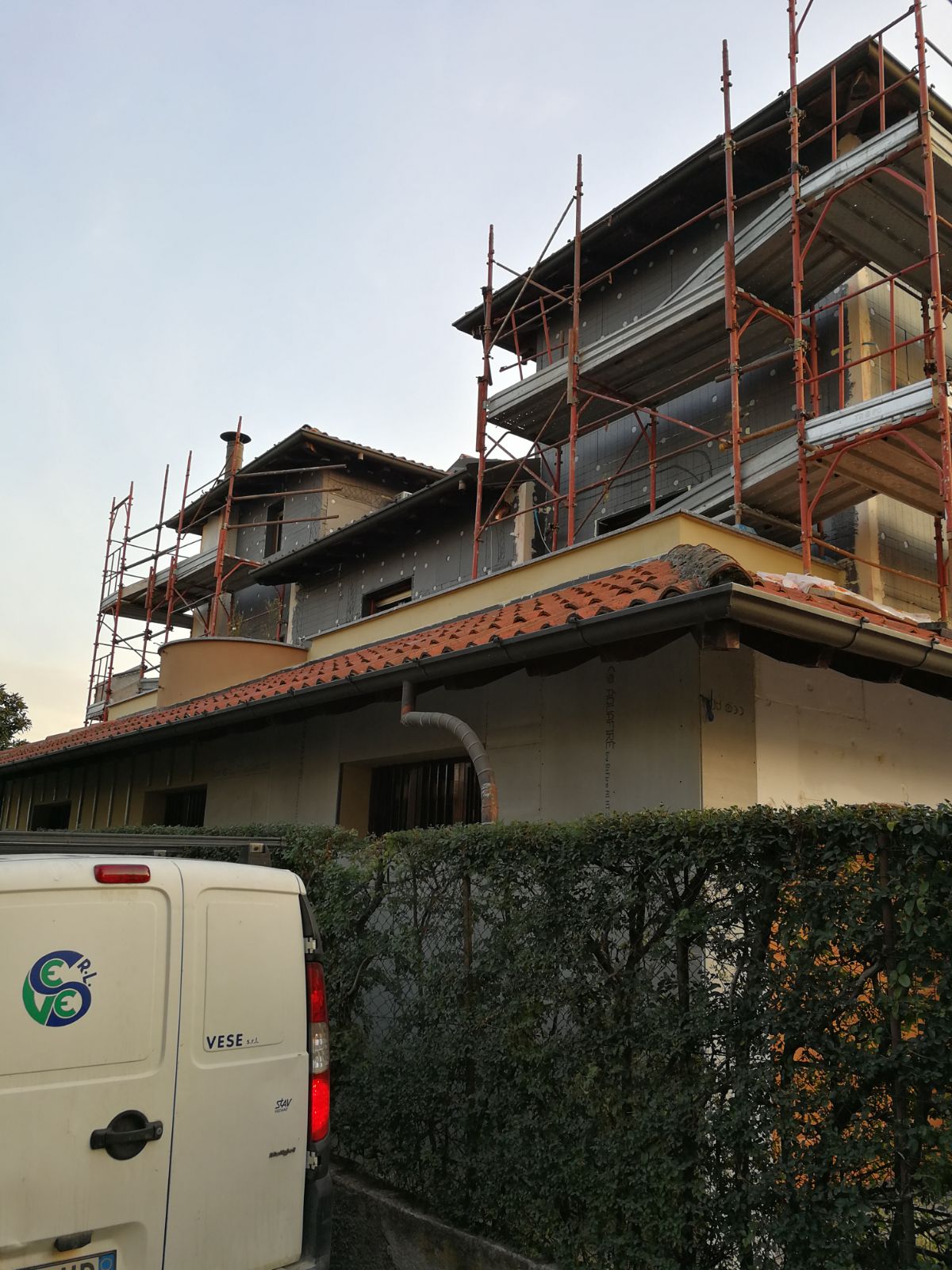 villa in costruzione