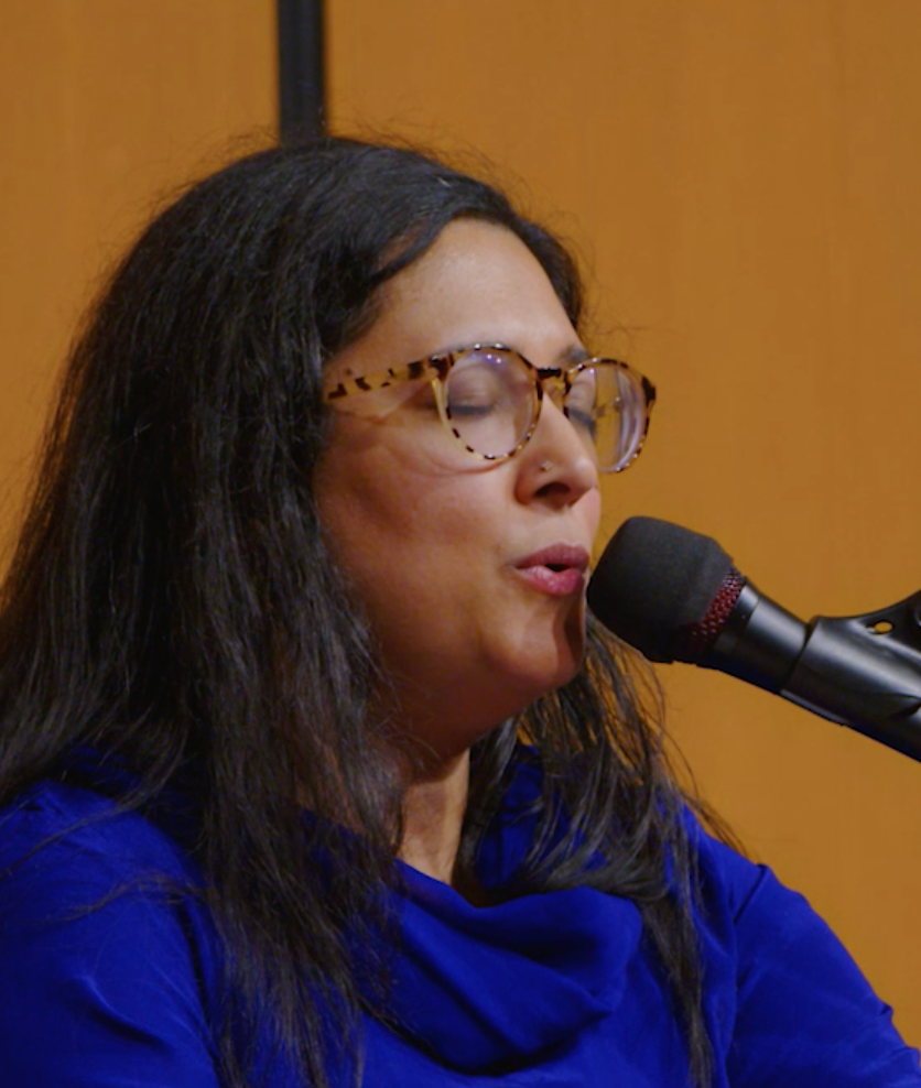 singer at a microphone