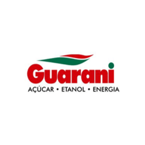 Um logotipo guarani em um fundo branco