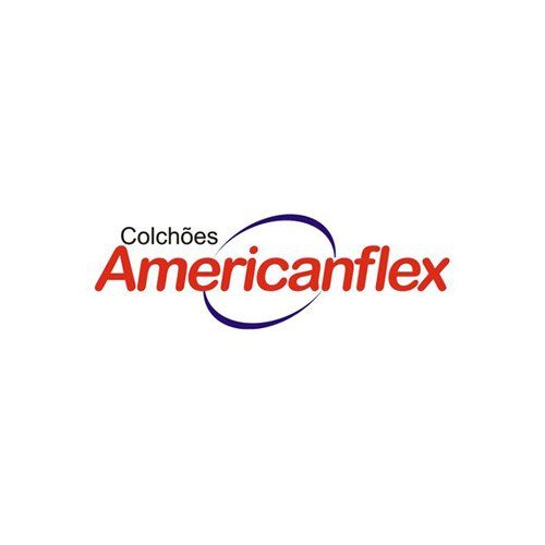 O logotipo da americanflex está em um fundo branco.