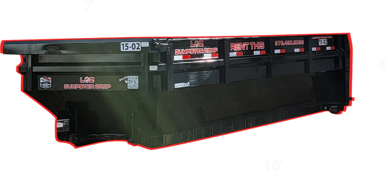 15 yard dumpster