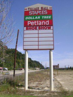 Village Mall Sign – Chillicothe, OH – All Signs of Chillicothe Inc.