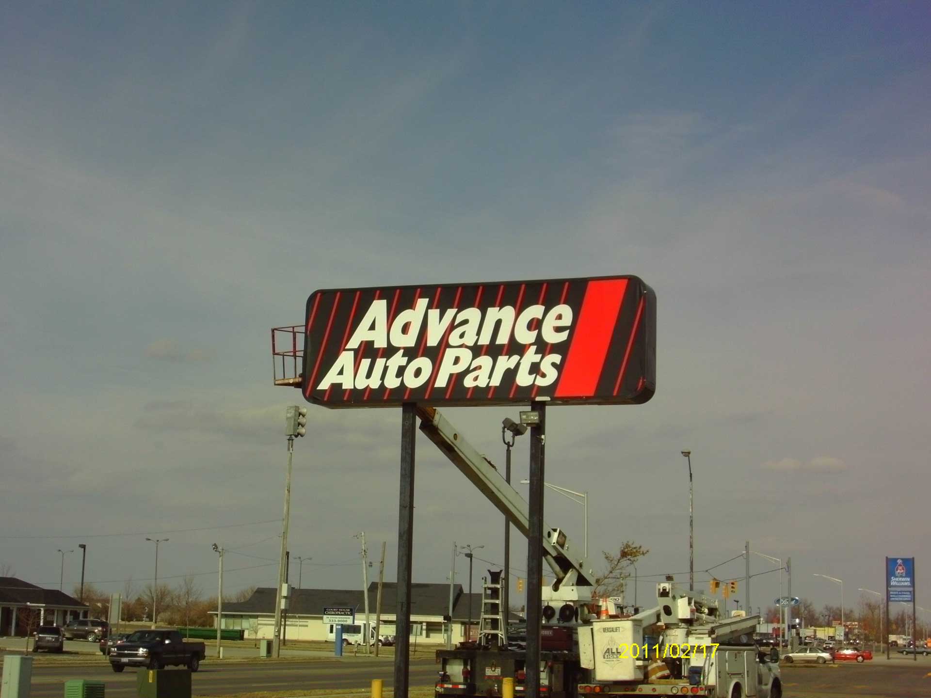 Advance Auto Parts Sign – Chillicothe, OH – All Signs of Chillicothe Inc.