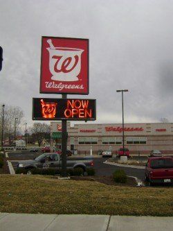 Walgreens Sign – Chillicothe, OH – All Signs of Chillicothe Inc.