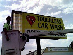 Touchless Car Wash Sign – Chillicothe, OH – All Signs of Chillicothe Inc.